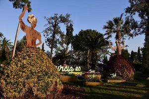 genua, italien - 27. april 2017 - euroflora kehrt nach genua im einzigartigen szenario der nervi parks zurück foto