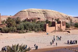 befestigtes dorf ait benhaddou in marokko foto