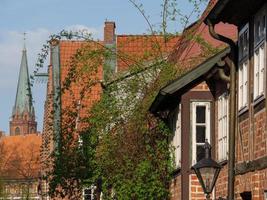 Die Stadt Lüneburg in Norddeutschland foto