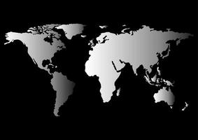 Karte der Welt in einzelne Länder foto