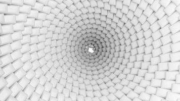 Weiße Minzkaugummispirale als Hintergrund, Bubble Gum Mint Dragee 3D-Illustration foto