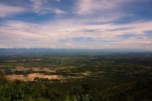 Aussichtspunkt im Tat-Mok-Nationalpark Thailand foto