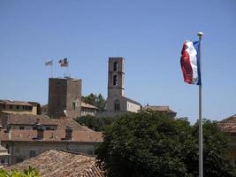 grasse frankreich provence alpen mittelalterliches dorf historische alte häuser foto