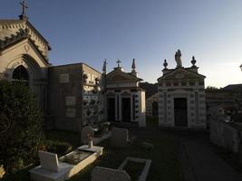 fieschi kirche basilika auf dem friedhof von lavagna foto