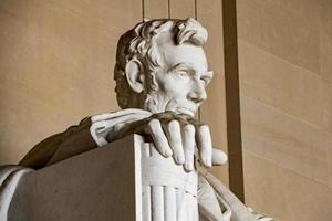 Washington, Usa - 24. Juni 2016 - Lincoln-Statue am Denkmal in Washington, D.C foto