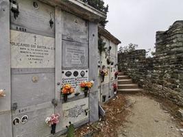 monterosso al mare, italien - juni, 8 2019 - malerisches dorf cinque terre italien alter friedhof foto