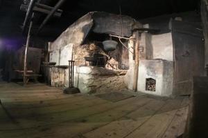 altes österreich kabine holzhaus interieur foto