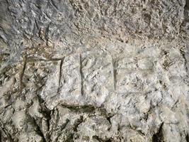 cava d'ispica gymnasium höhle in sizilien italien foto