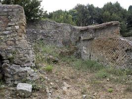 alte antike ostia archäologische ruinen foto