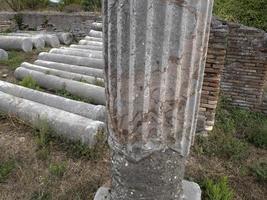 alte antike ostia archäologische ruinen foto