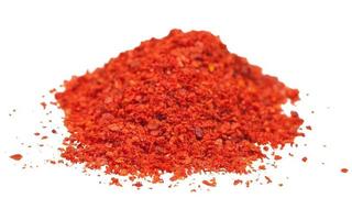 gemahlene rote Chilischote - Paprika hautnah foto