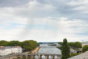 Brücken Pont de Verdun in Angers, Frankreich foto