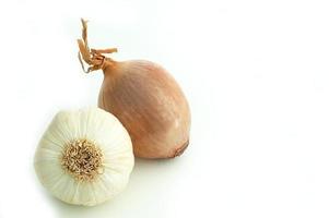 Knoblauch und Zwiebel foto