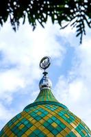 die Kuppel oder das Minarett der großen Moschee foto