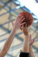 Ansicht Basketballspiel foto