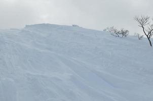 Blick auf die Winterlandschaft foto