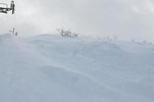 Blick auf die Winterlandschaft foto