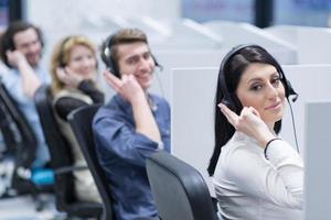 Call-Center-Betreiber foto