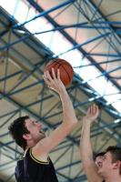 Ansicht Basketballspiel foto