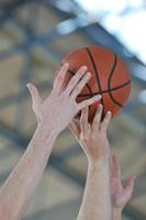 Ansicht Basketballspiel foto