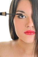 Wimpern-Make-up-Ansicht foto