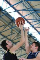 Ansicht Basketballspiel foto