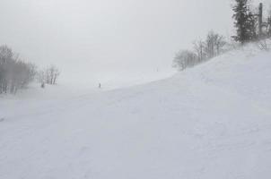 Blick auf die Winterlandschaft foto