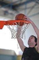 Ansicht Basketballspiel foto