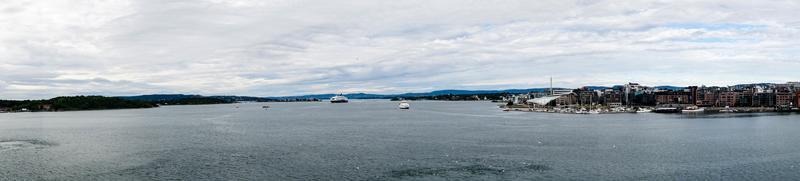 Oslo, die Hauptstadt Norwegens aus der Perspektive des Kreuzfahrtterminals foto