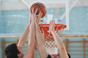 Ansicht Basketballspiel foto