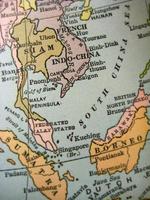 antike Karte Südostasien