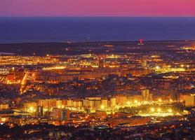 blaue Stunde in Barcelona foto