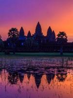Angkor Wat vor Sonnenaufgang, Kambodscha.