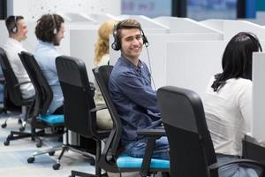 Call-Center-Betreiber foto