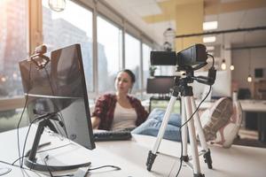 E-Learning im Büro foto