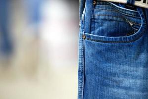 Blue-Jeans-Ansicht foto