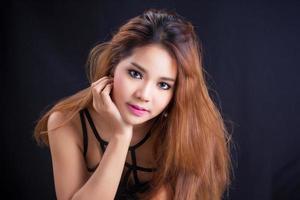 Porträt des schönen asiatischen Mädchens