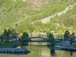 Frühlingszeit in Flam Norwegen foto