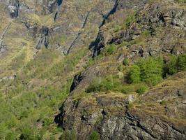 Frühlingszeit in Flam Norwegen foto