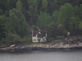 Der Oslofjord in Norwegen foto