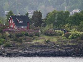 Der Oslofjord in Norwegen foto