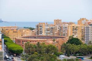 Stierkampfarena in Malaga, Spanien foto