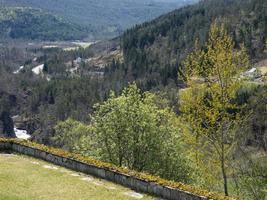 Frühlingszeit in Flam Norwegen foto