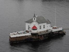 Kreuzfahrt in den Fjorden von Norwegen foto