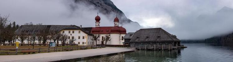 st bartolomeus königsee im winter foto