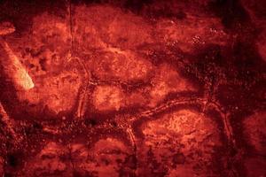 dunkelrotes Blut Grunge Wand konkreieren Textur Hintergrund foto