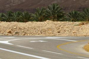 Autobahn in Israel von Norden nach Süden foto