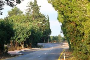 Autobahn in Israel von Norden nach Süden foto