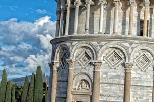 pisa dome und schiefer turm nahaufnahme detailansicht foto