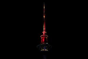 Auckland, Neuseeland - 16. August 2017 - Sky Tower in Auckland, Neuseeland foto